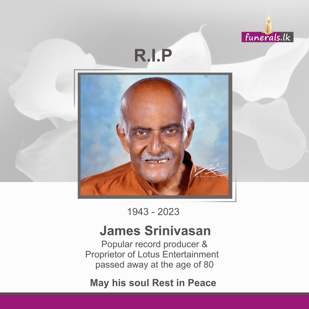 MR. JAMES SRINIVASAN