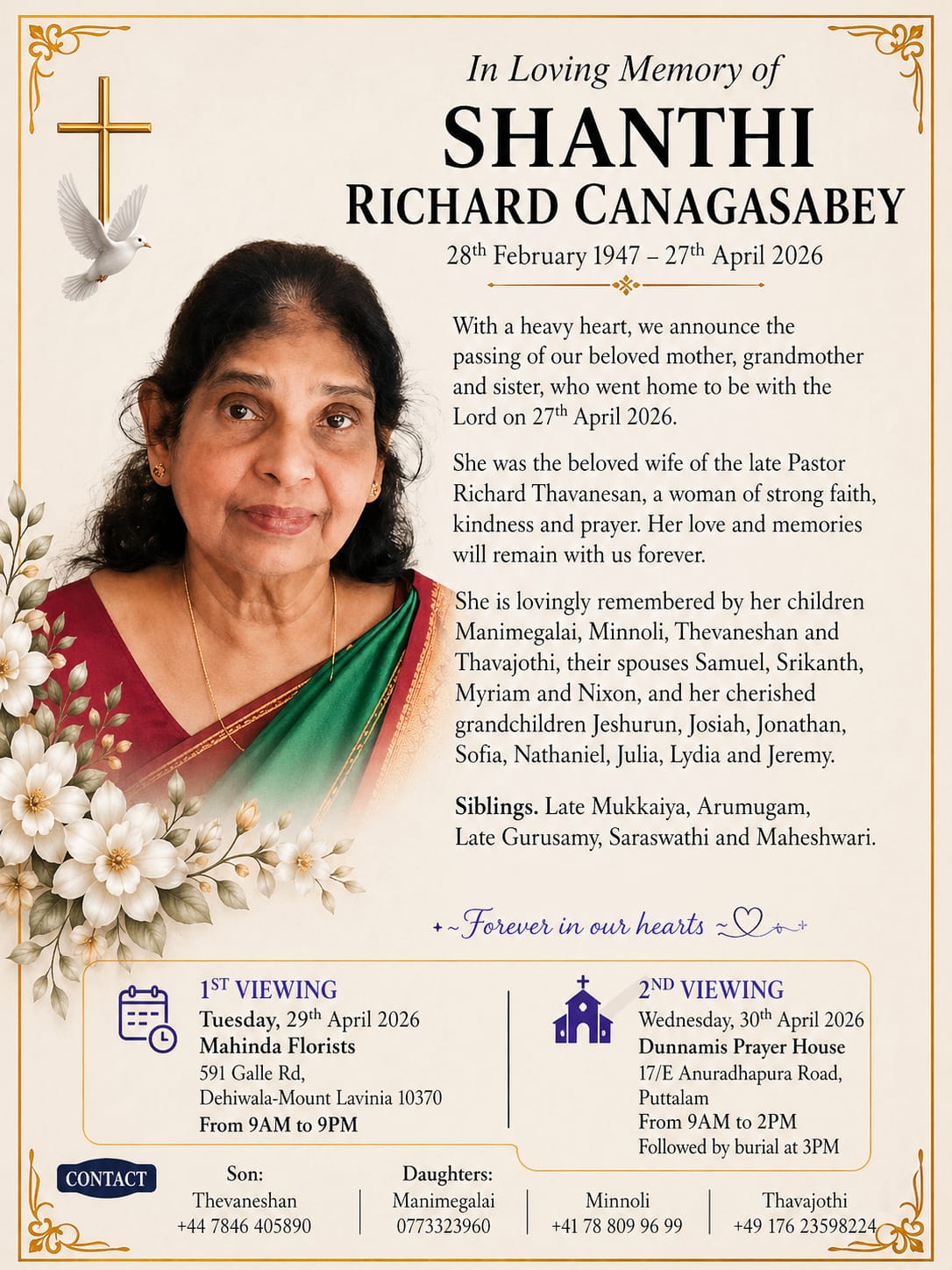 SHANTHI RICHARD CANAGASABEY